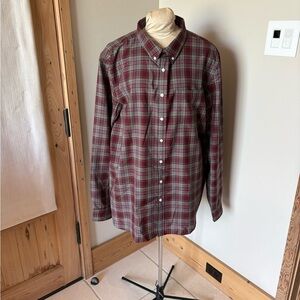 Pendleton Red and Green Casual Button Down Shirt